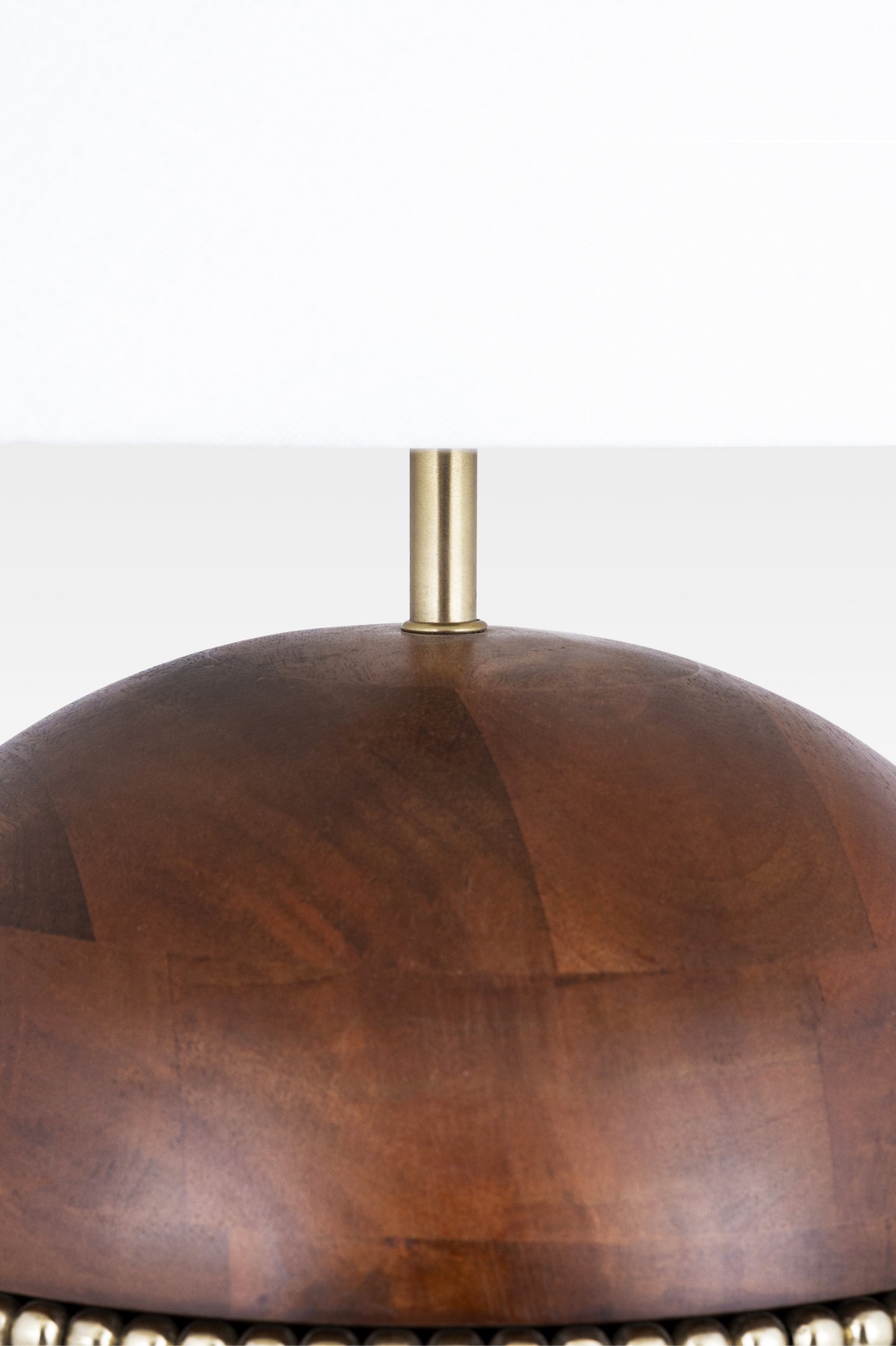 Aurelia Table Lamp in Walnut by Belle Aura