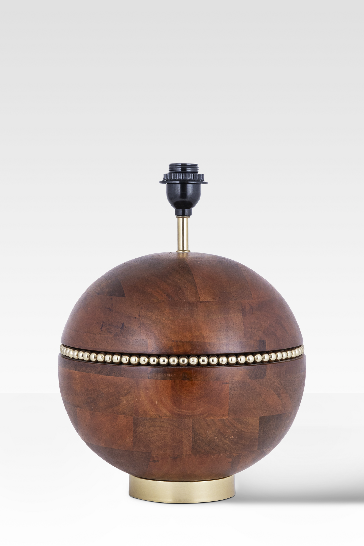 Aurelia Table Lamp in Walnut by Belle Aura