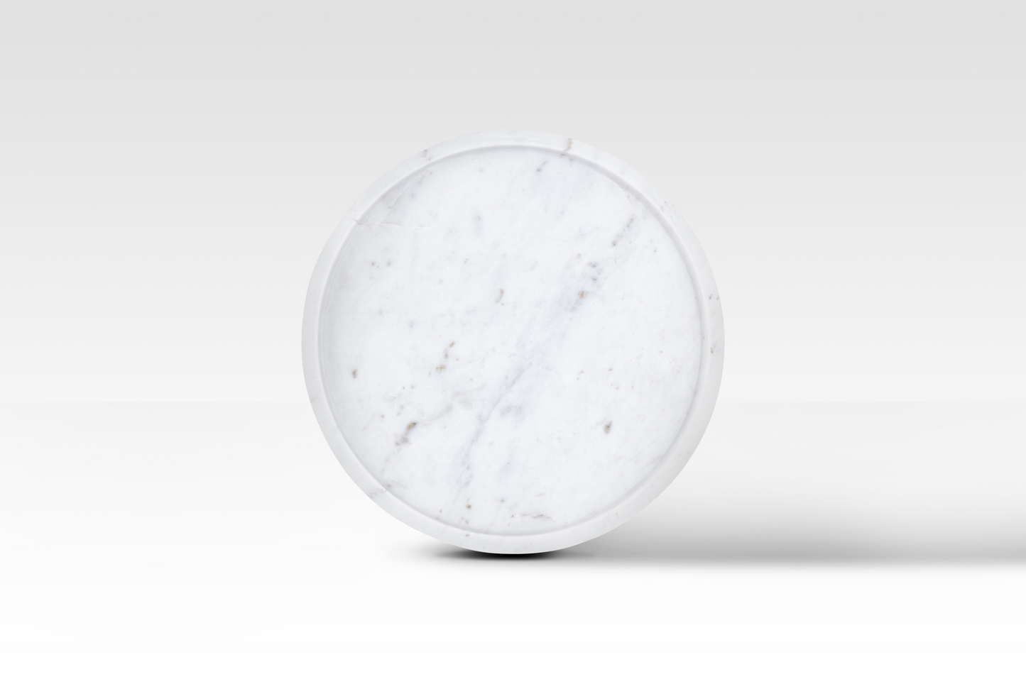 Aurelia Cake Stand In Black By Belle Aura Close Up Of Marble Top With Elegant Texture