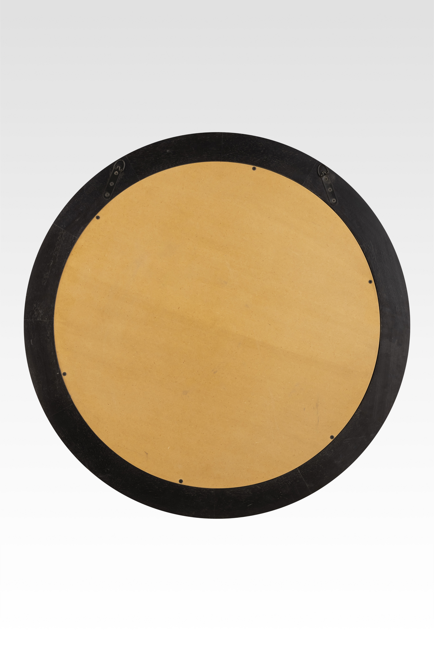 Aurelia Round Wall Mirror in Black by Belle Aura