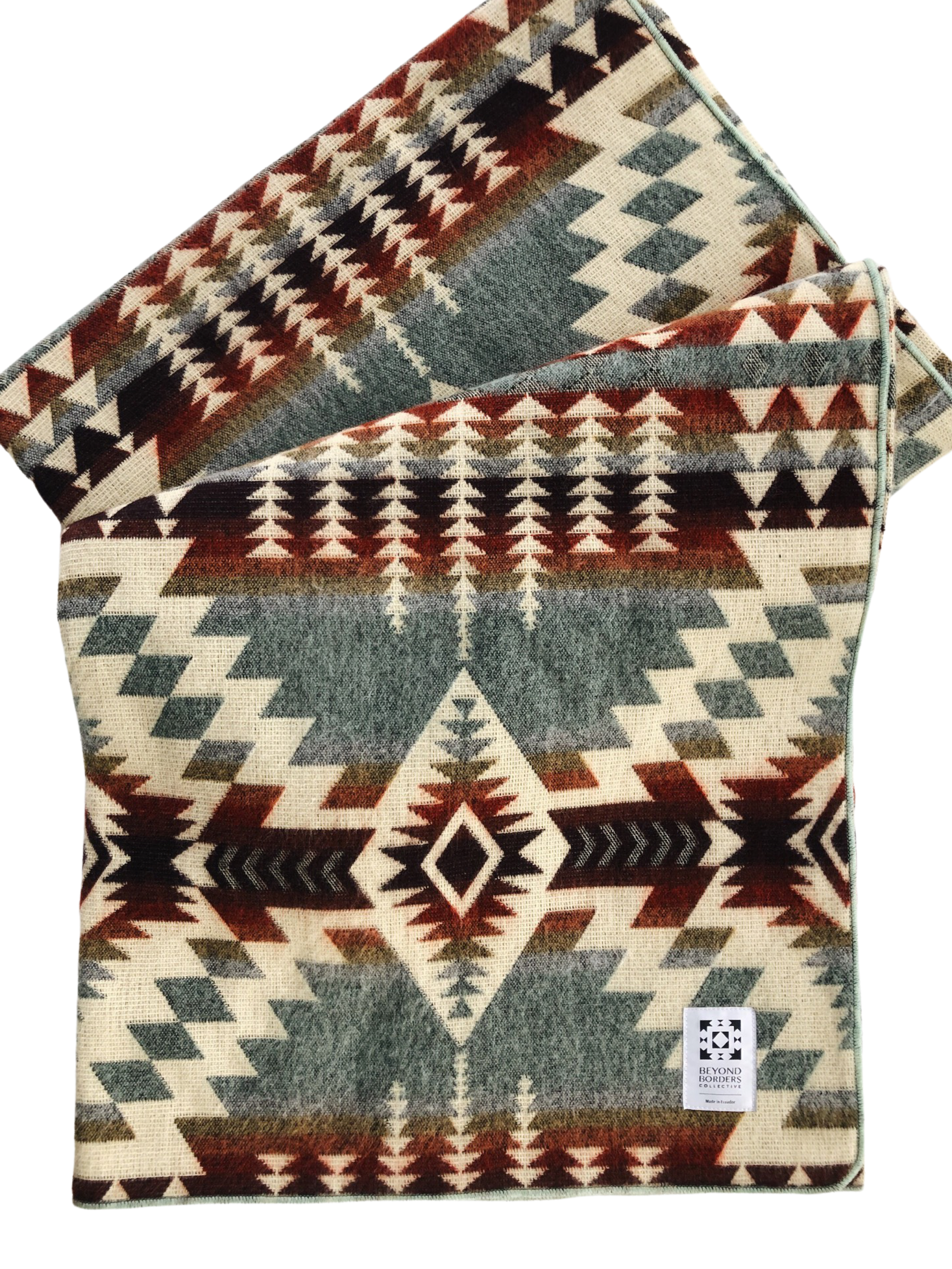 Close-up of Secoya Blanket pattern by belle aura