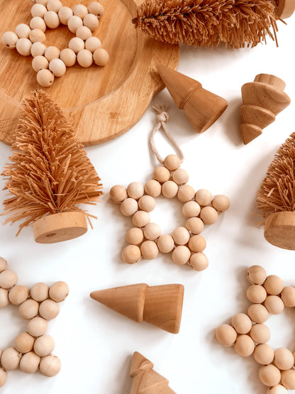 Wooden Star Christmas Tree Decor