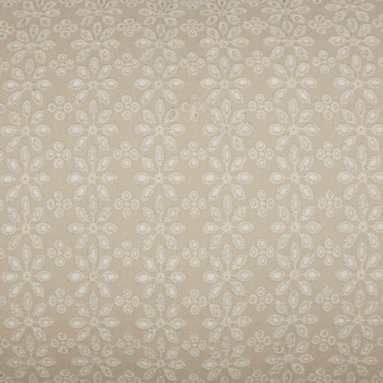 Camilia Eyelet Pillow By Belle Aura Detail Of Ruffled Edges And Textured Cotton Fabric