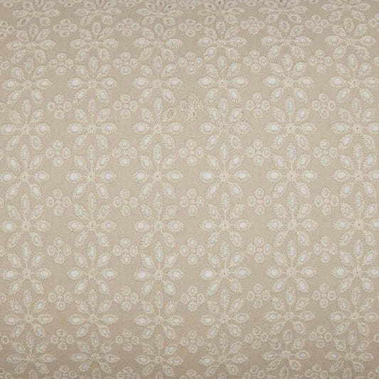 Camilia Eyelet Pillow By Belle Aura Detail Of Ruffled Edges And Textured Cotton Fabric