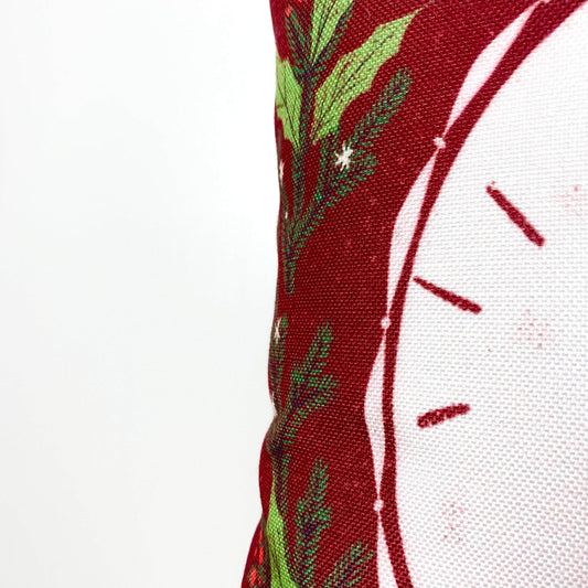 Holly Berry Handcrafted Pillow