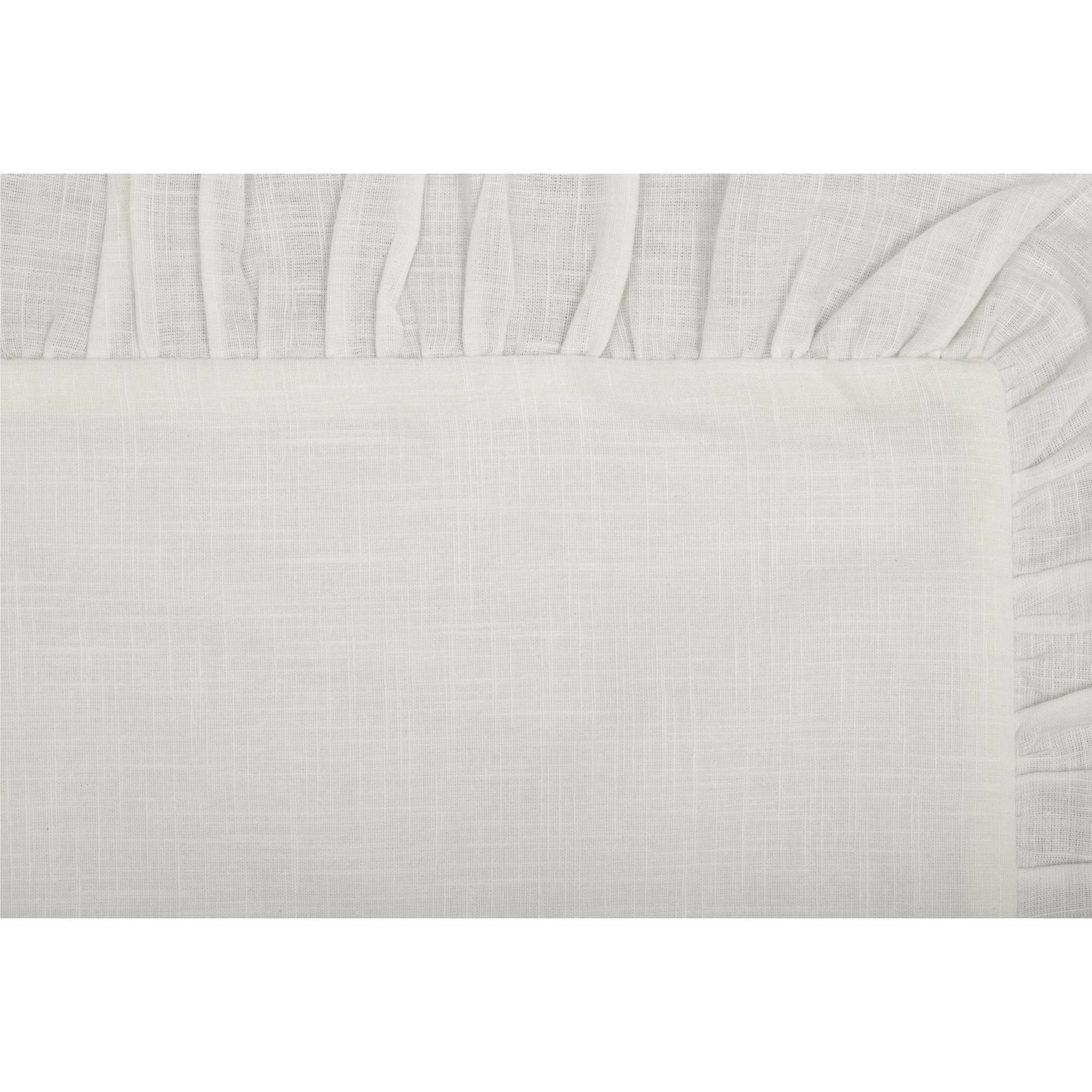 Close-up of Elizabeth Ruffled Edge Detailing on fabric by belle aura