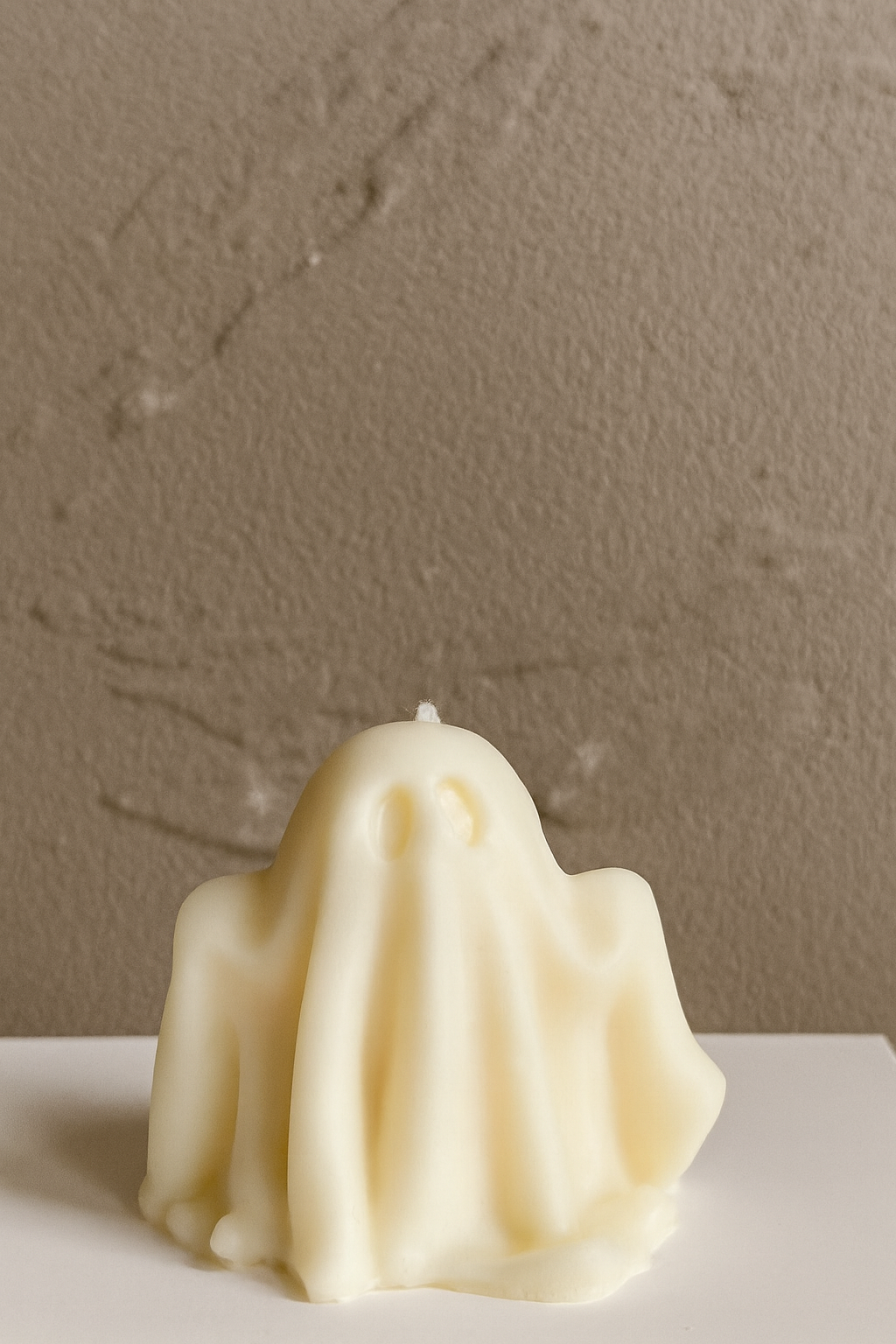 Ghostly Night Candles in White