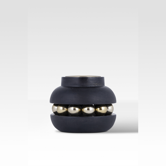 Candle Holder Black by Belle Aura
