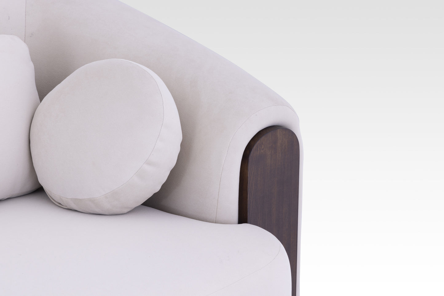 Sofa in Sandy Beige by Belle Aura