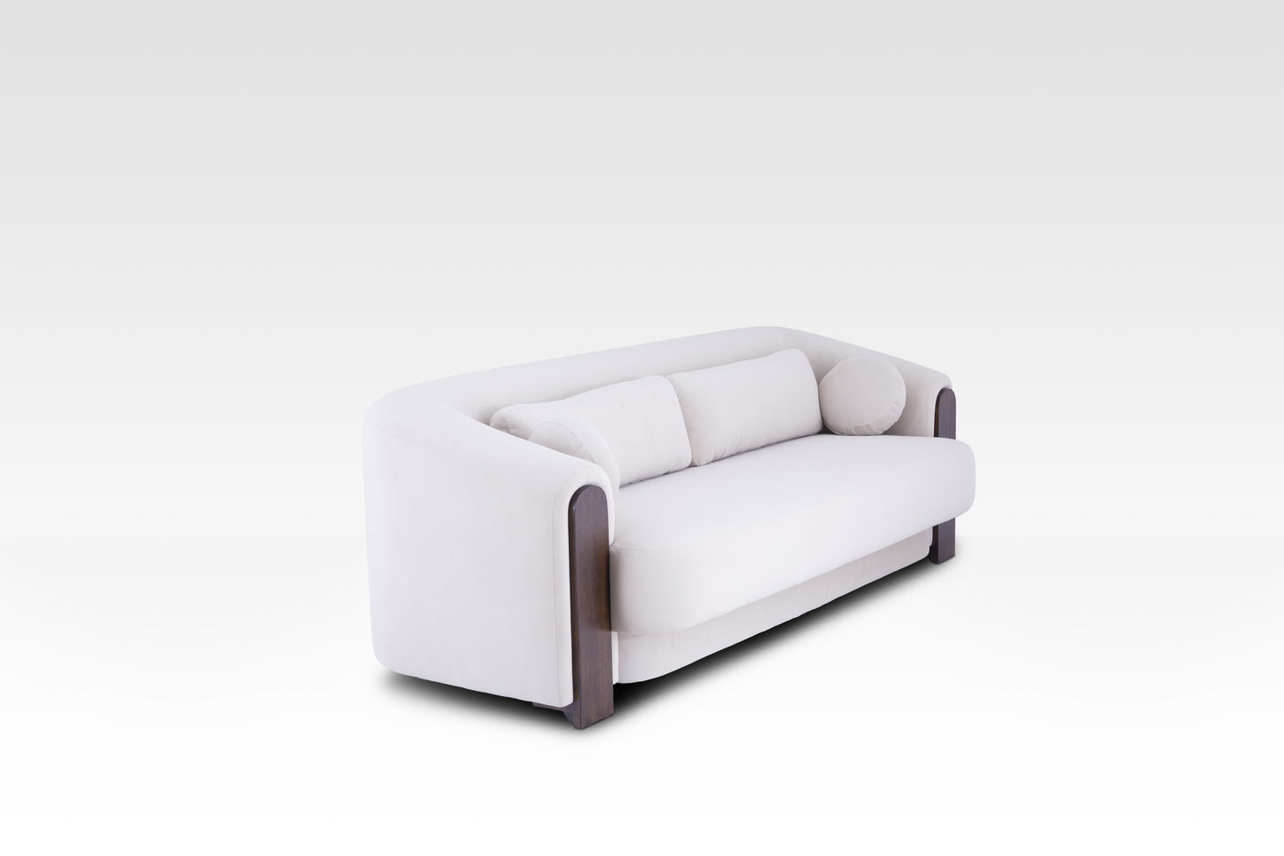 Sofa in Sandy Beige by Belle Aura