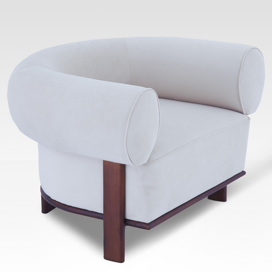Accent Chair in Ivory