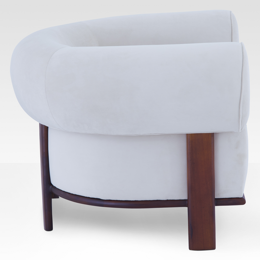 Accent Chair in Ivory