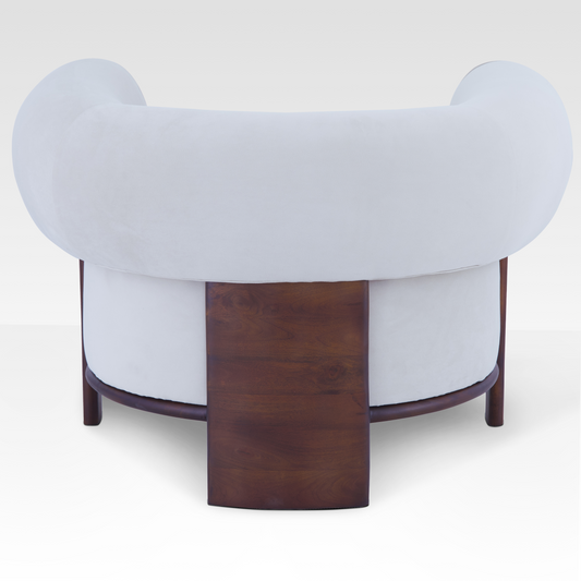 Accent Chair in Ivory