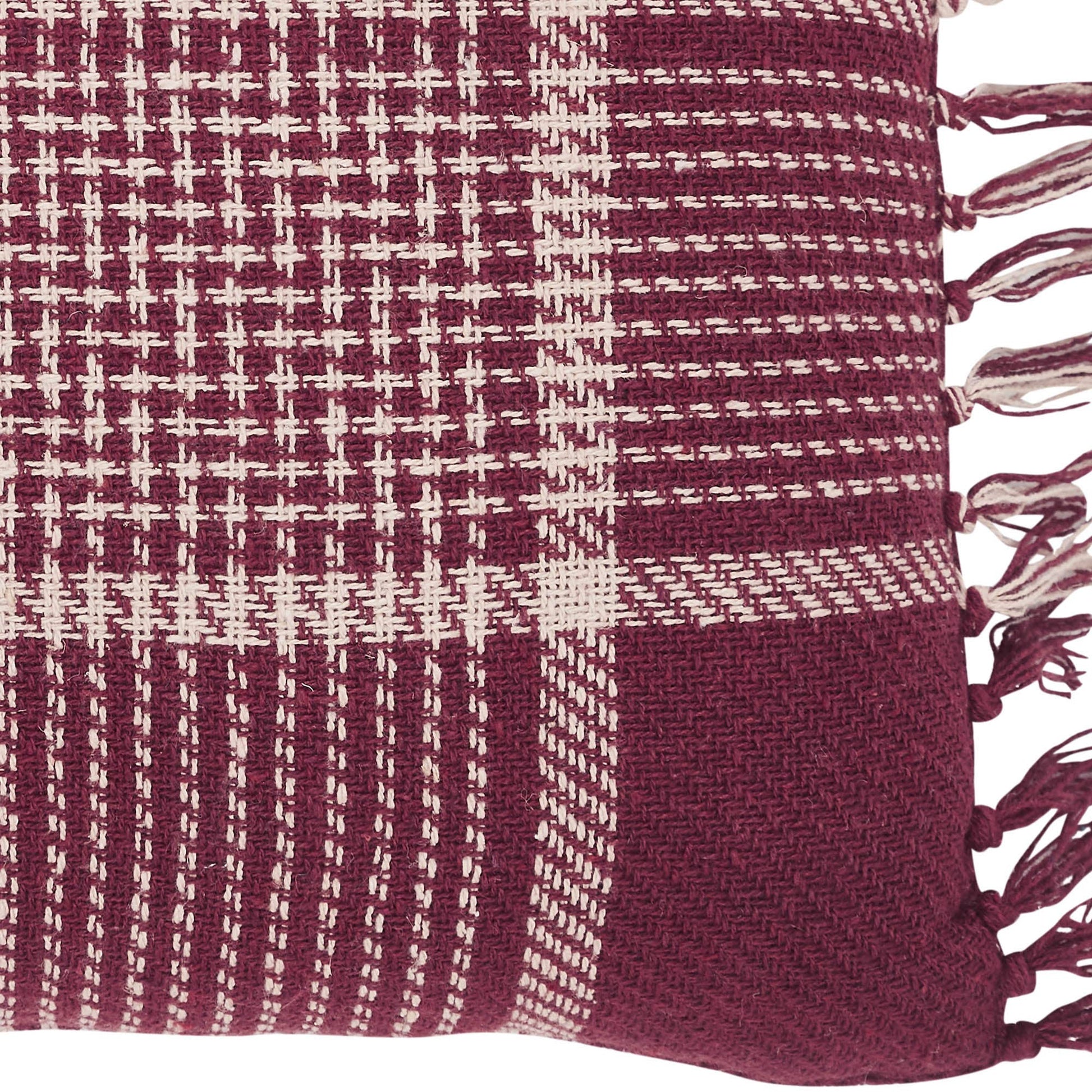 Close-up of Eston plaid pattern by Belle Aura