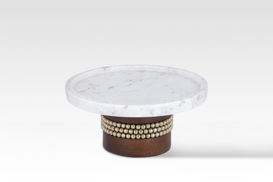 Aurelia Cake Stand in Walnut