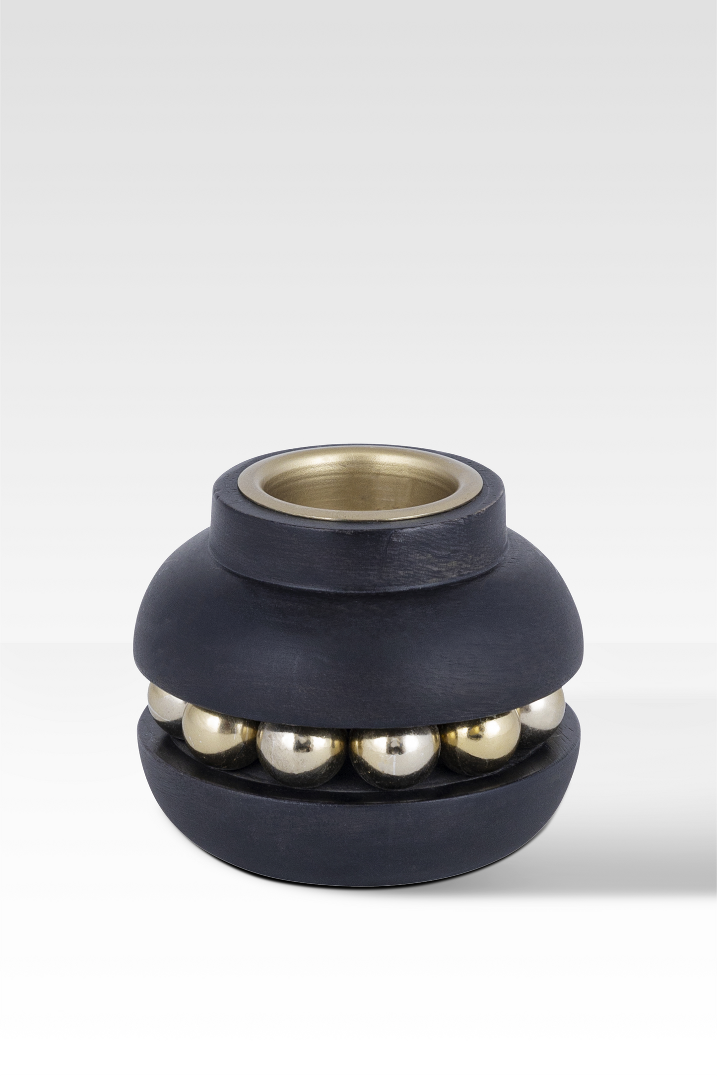 Aurelia Candle Holder in Black