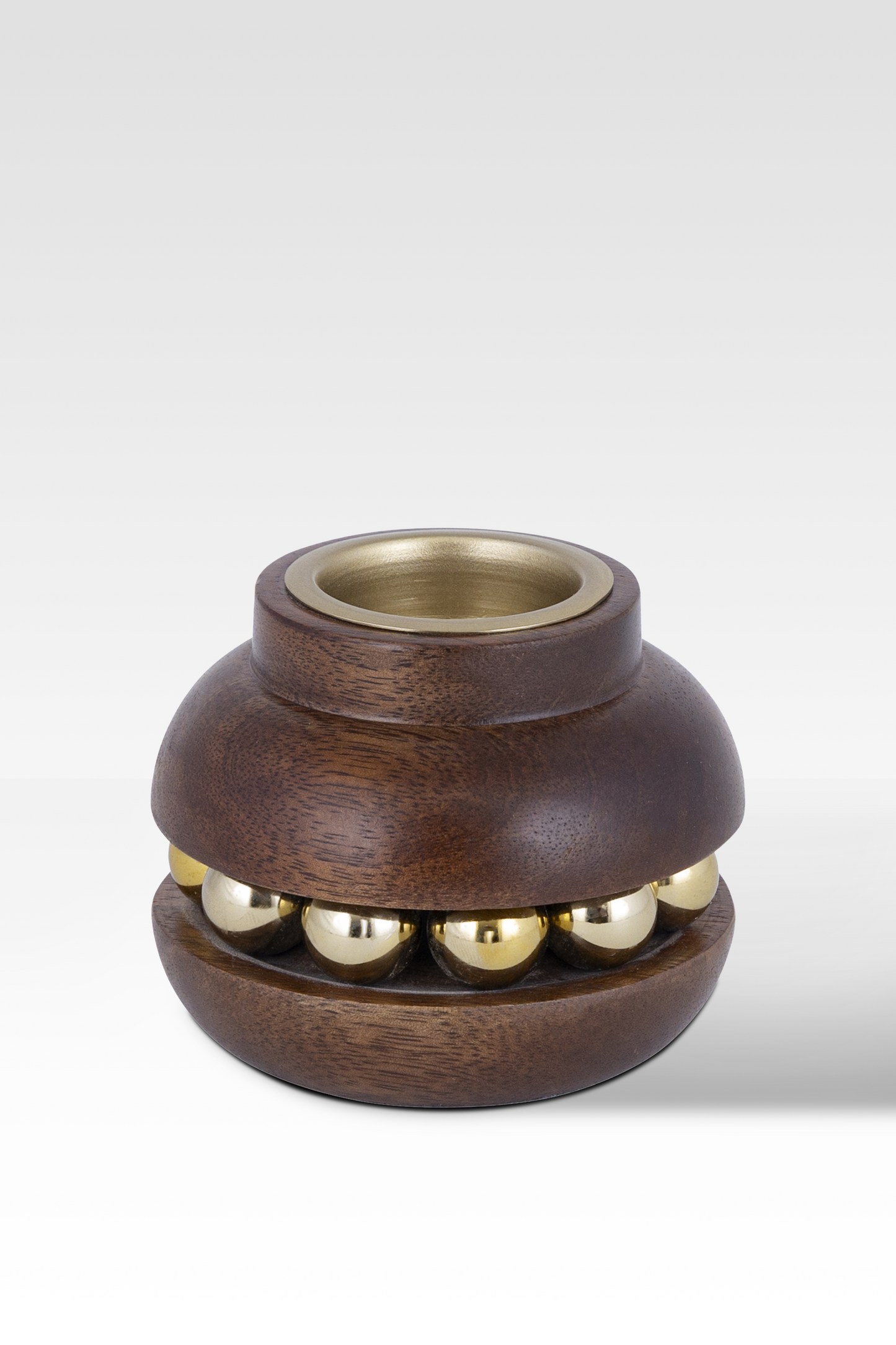 Aurelia Candle Holder in Walnut