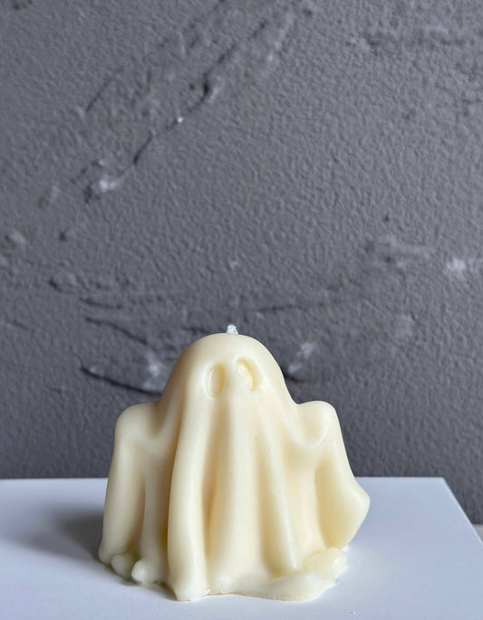 Ghostly Night Candles in White