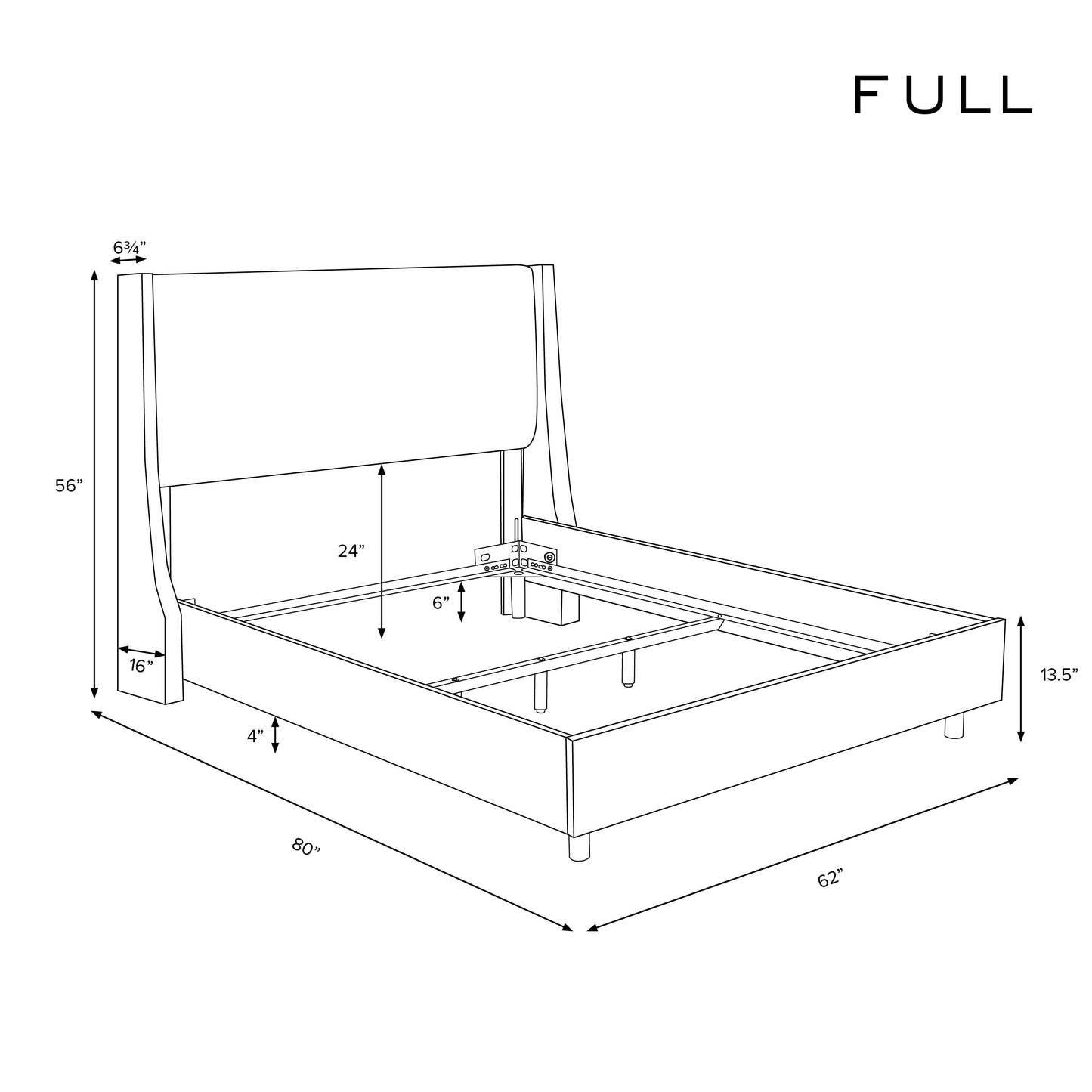 Wellington Tufted Bed