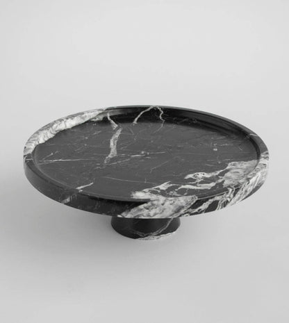 Black Marble Cake Stand by Kiwano Concept