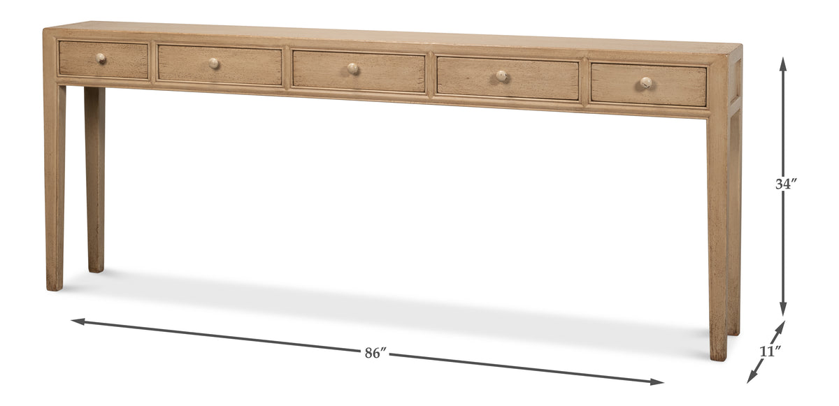Ellington Slim Console Table