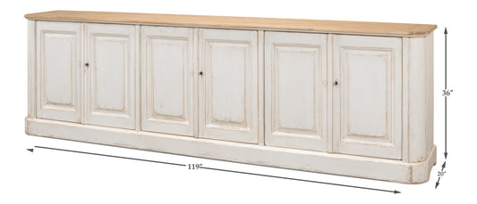 Provence Six-Door Sideboard