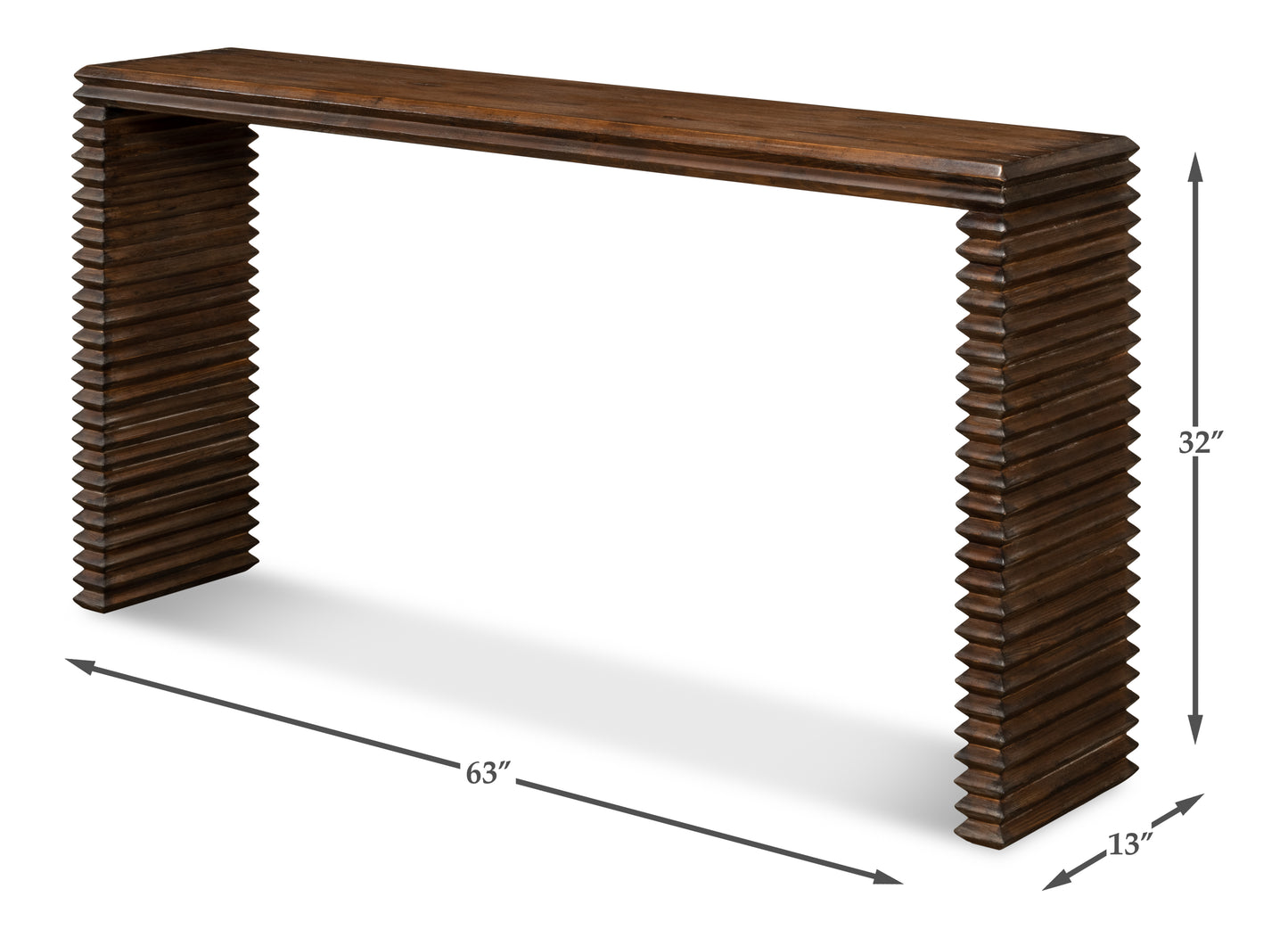 Strata Console Table Brown