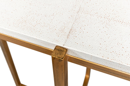 Osprey Shagreen Console Table