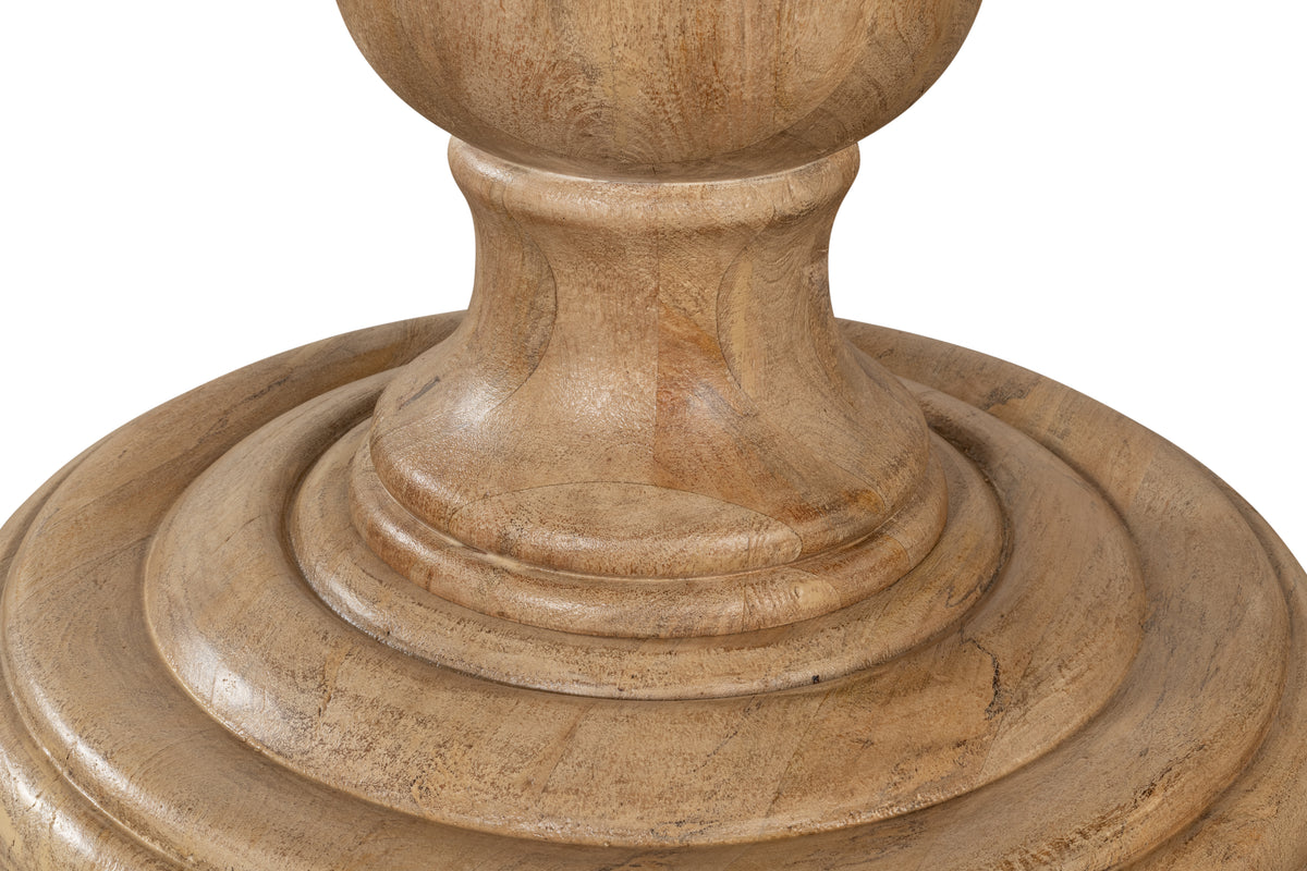 Montego Round Solid Wood Pedestal Dining Table
