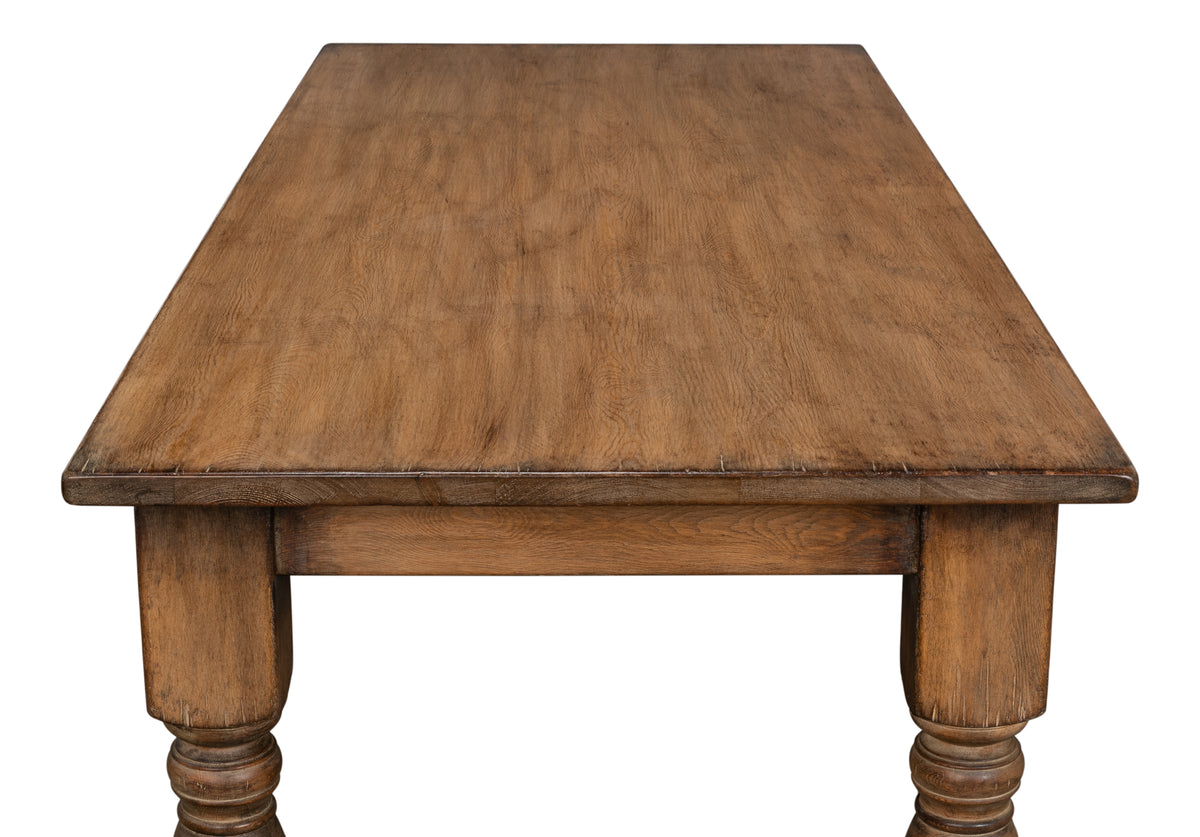 Geneva Turned Leg Dining Table