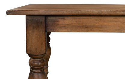 Geneva Turned Leg Dining Table