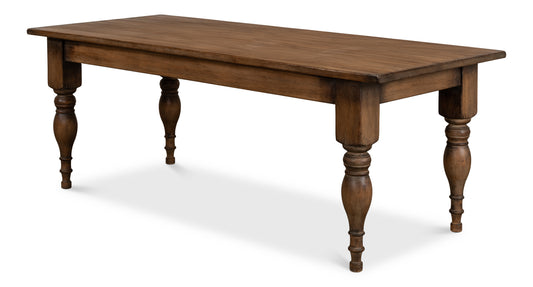 Geneva Turned Leg Dining Table