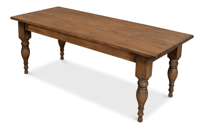 Geneva Turned Leg Dining Table