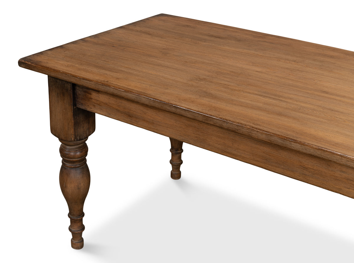 Geneva Turned Leg Dining Table