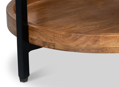 Kaelen Round 2-Tier End Table