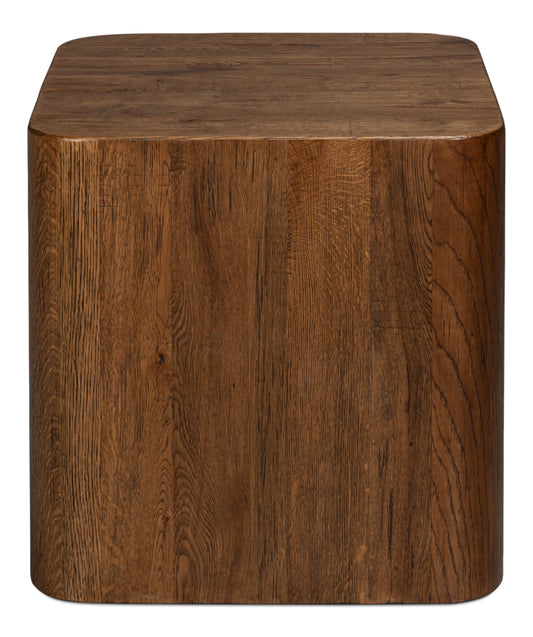 Vera Oak Block Table