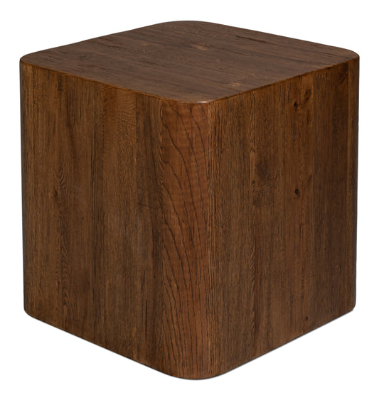 Vera Oak Block Table