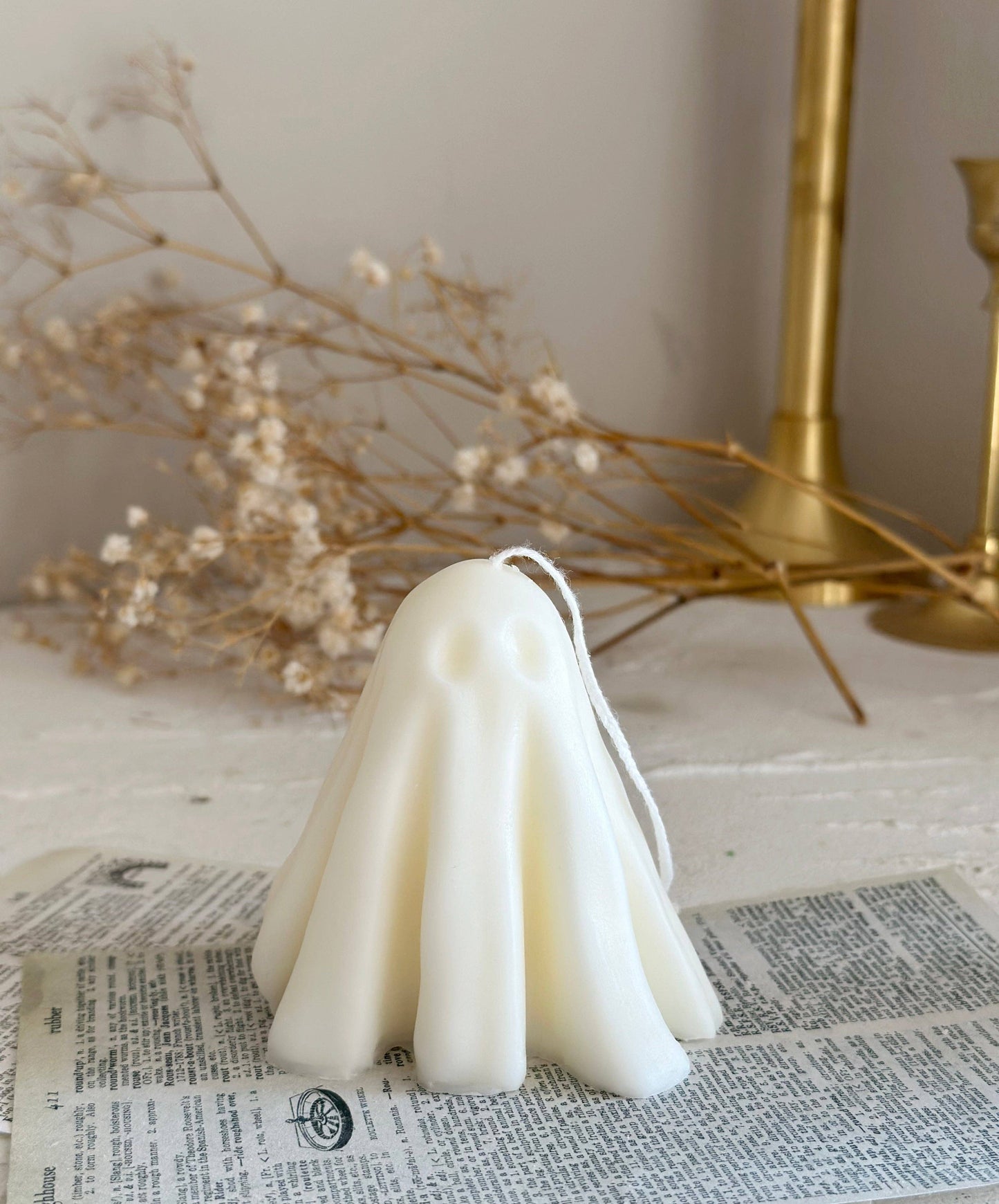Halloween Sherpa Fabric Ghost
