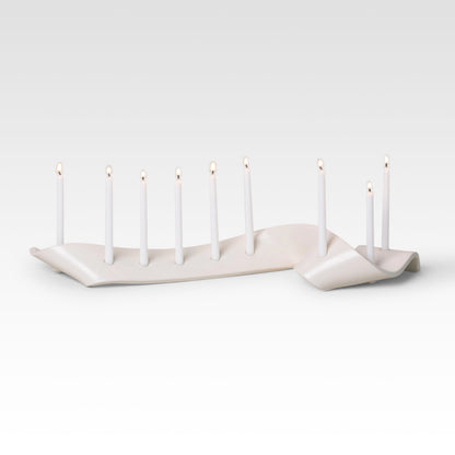 Swey Menorah in Cream by Sin