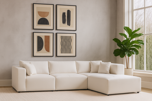 Sage Sectional Sofa in Oat Milk