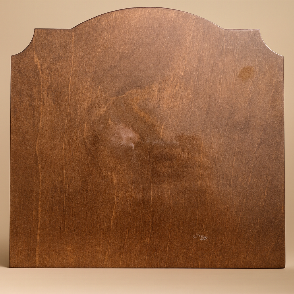 Santa Village Framed Canvas Art Back Side by Belle Aura