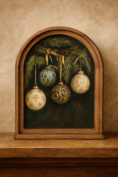 Timeless Ornament Holiday Frame
