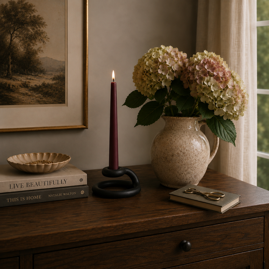 Uni Candlestick in Black