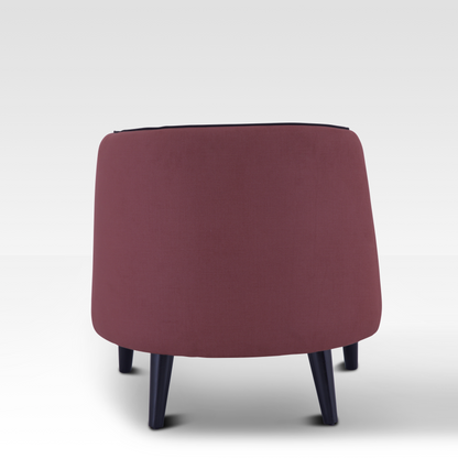 Beleza Accent Chair in Ruby Amber