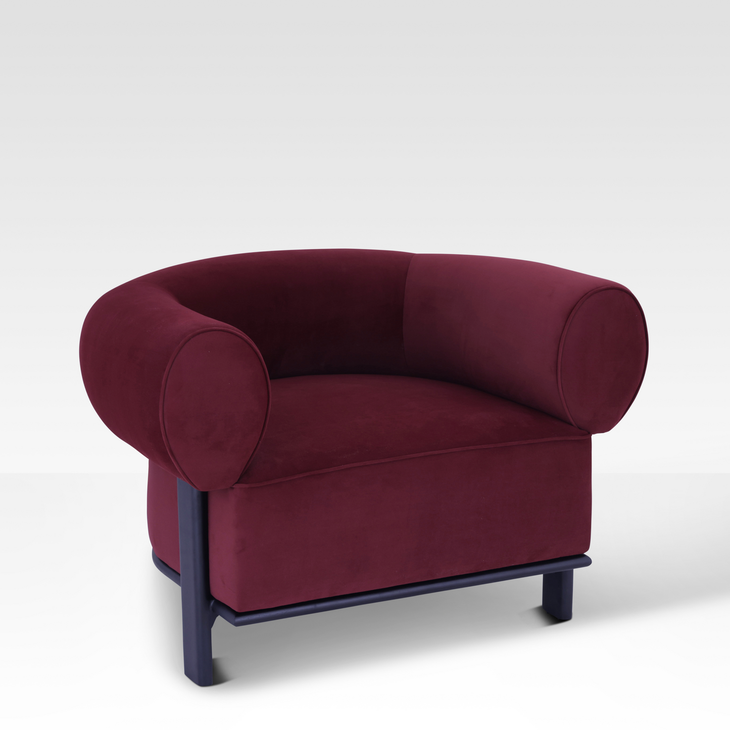 Gala Accent Chair in Cranberry