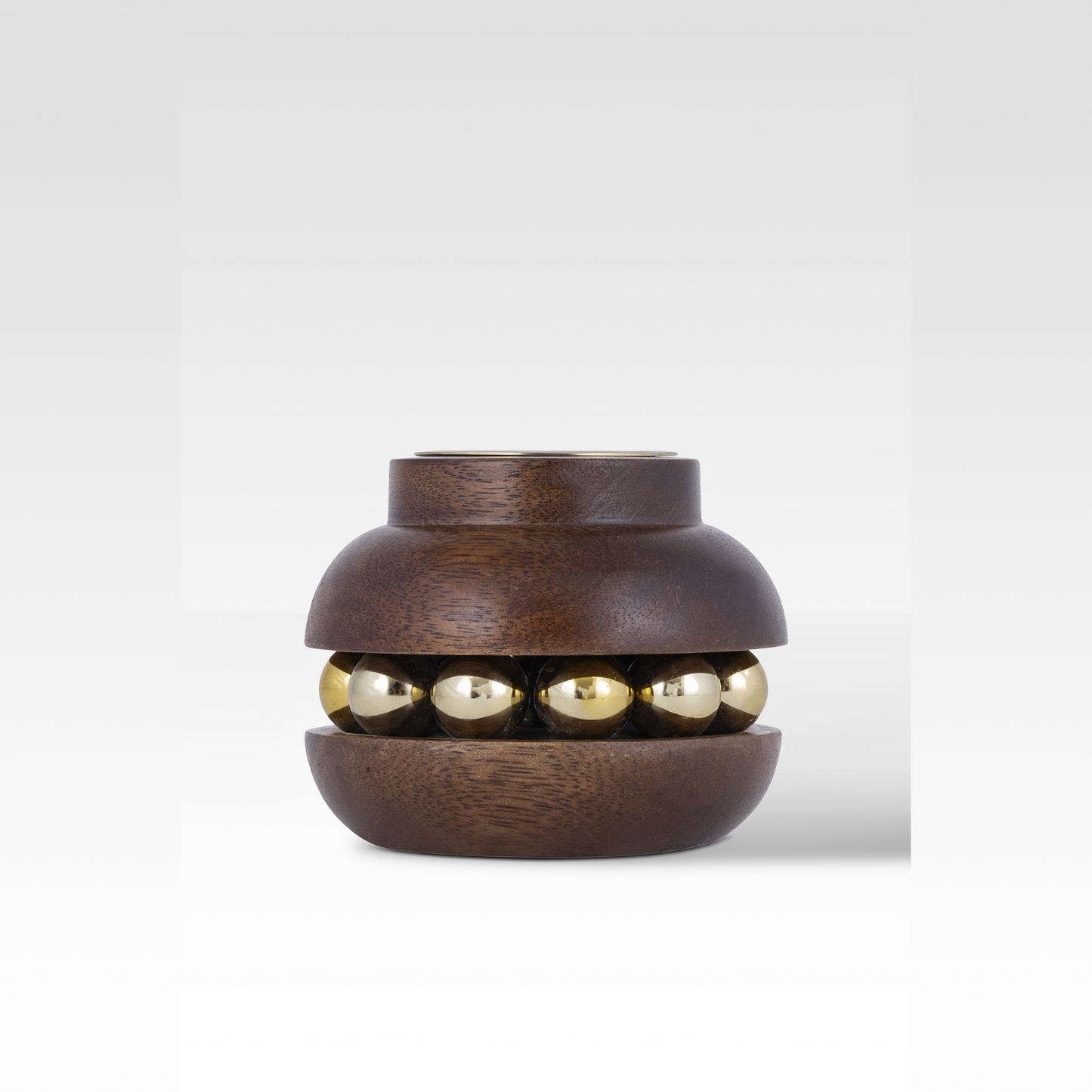 Aurelia Candle Holder in Walnut