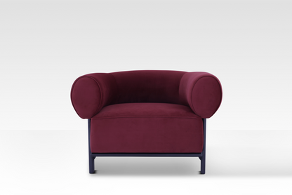 Gala Accent Chair in Cranberry