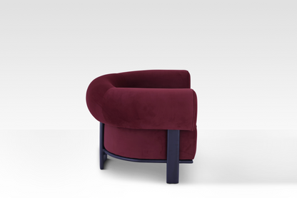 Gala Accent Chair in Cranberry