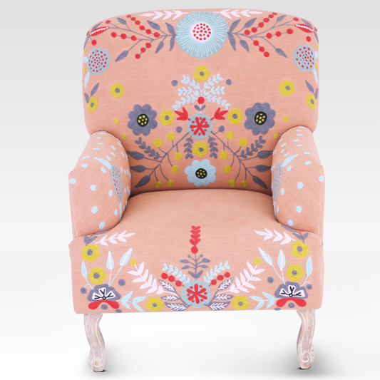 Unik Accent Chair in Burnt Peach