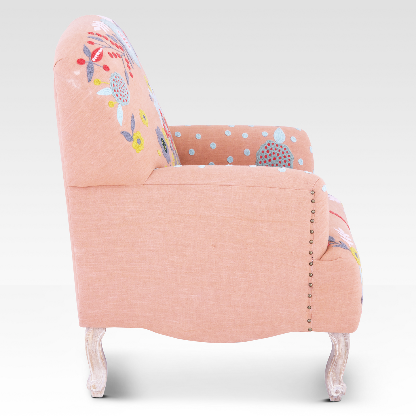 Unik Accent Chair in Burnt Peach